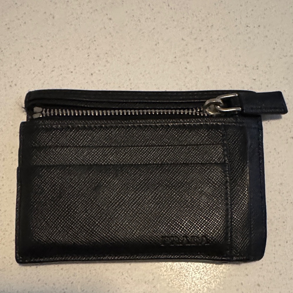 Prada Leather Card Holder